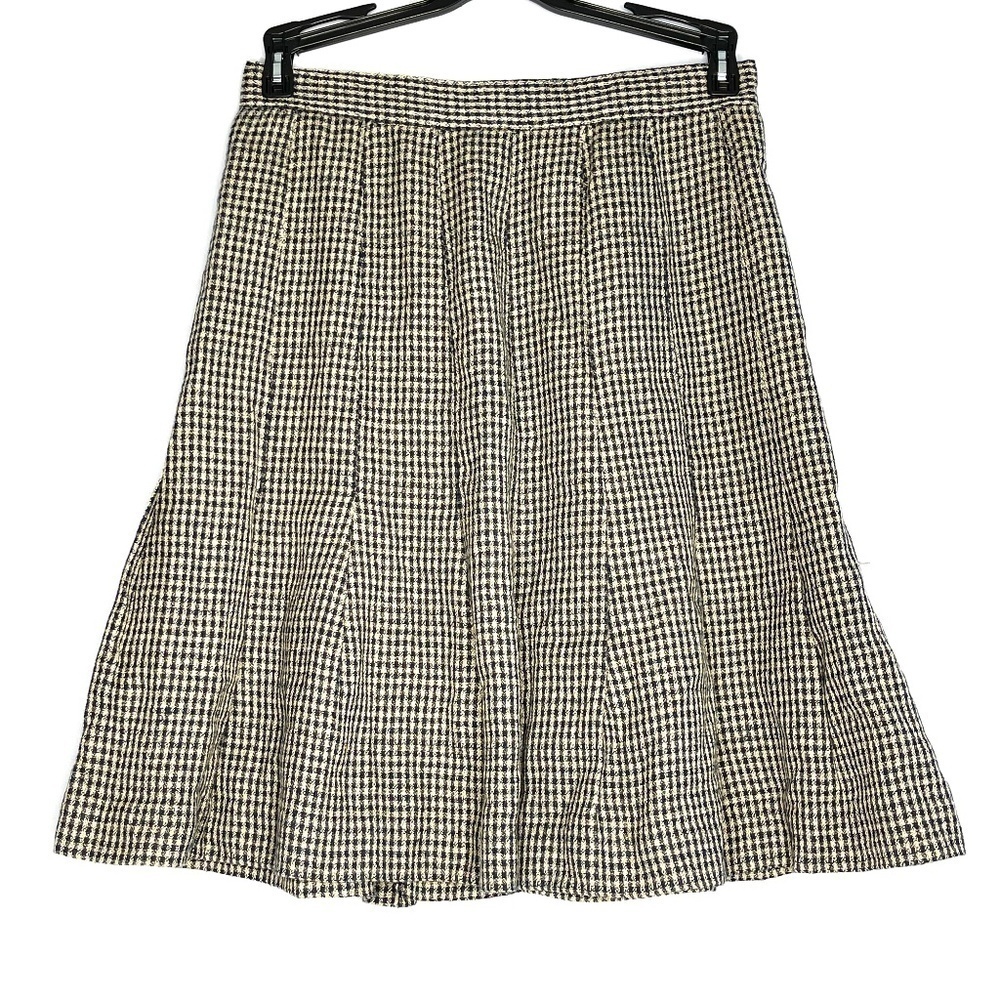 Lloyd New York Vintage Pleated Plaid Skirt